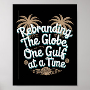 Gulf USA America Humour Trump Patriotic 2025 Pri Poster