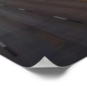 Gulfküste Sunrise Causeway Bridge Highway Poster (Ecke)