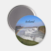 Gulfoss Falls, Island Magnet (Vorderseite/Rückseite)