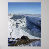 Gulfoss Falls Island Poster (Vorne)