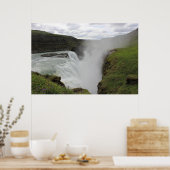 Gulfoss Waterfall Poster (Küche)