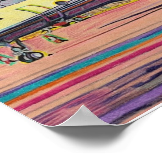 Gulfstream 550 Print Poster (Ecke)