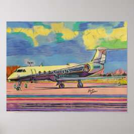 Gulfstream 550 Print Poster