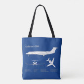 Gulfstream G500 - Flugzeugkonzepte ABD Tasche (Rückseite)
