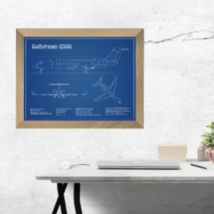 Gulfstream G500 - Flugzeugkonzepte AD Fotodruck