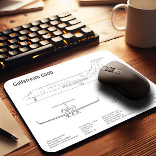 Gulfstream G500 - Flugzeugkonzepte BD Mousepad