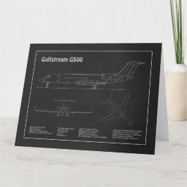 Gulfstream G500 - Flugzeugkonzepte PD Dankeskarte