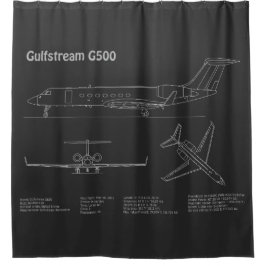 Gulfstream G500 - Flugzeugkonzepte PD Duschvorhang
