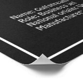 Gulfstream G500 - Flugzeugkonzepte PD Poster (Ecke)