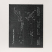 Gulfstream G500 - Flugzeugkonzepte PD Puzzle (Vertikal)