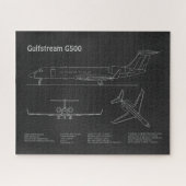 Gulfstream G500 - Flugzeugkonzepte PD Puzzle (Horizontal)