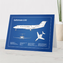 Gulfstream G-IV - Flugzeugkonzepte ABD Dankeskarte