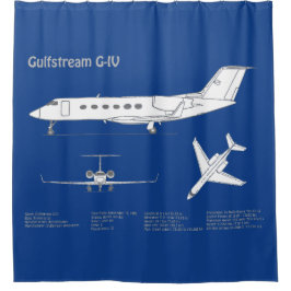 Gulfstream G-IV - Flugzeugkonzepte ABD Duschvorhang