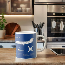 Gulfstream G-IV - Flugzeugkonzepte ABD Kaffeetasse