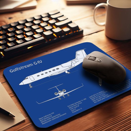 Gulfstream G-IV - Flugzeugkonzepte ABD Mousepad