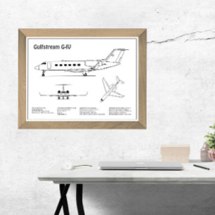 Gulfstream G-IV - Flugzeugkonzepte BD Fotodruck