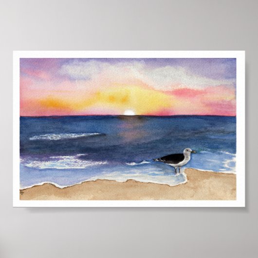Gull an Dusk Poster (Vorne)
