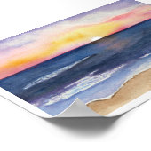 Gull an Dusk Poster (Ecke)