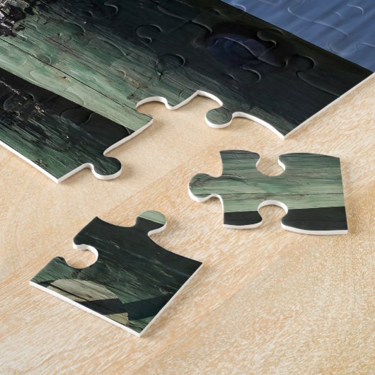 Gull auf Pilings Puzzle (Seite)