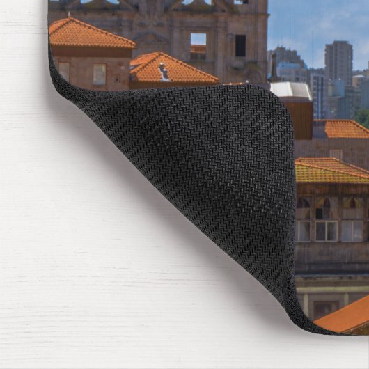 Gull Birds Eye View Rooftops von Portugal Mousepad (Ecke)