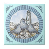 Gull Guide Lighthouse Fliesen (Vorderseite)