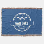 Gull Lake Minnesota Anker, Paddle Stadt und Name Decke (Vorderseite)
