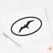Gull Oval Sticker (Umschlag)