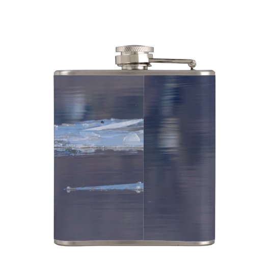 Gull-Reflektionen Flachmann (Rückseite)