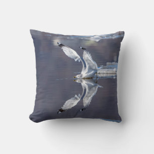 Gull-Reflektionen Kissen