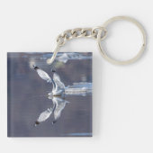 Gull-Reflektionen Schlüsselanhänger (Rückseite)