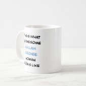 Gullah Geechee Frau, großartiger Kaffeebecher Kaffeetasse (Vorderseite Links)