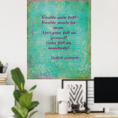 Gullah Proverb Poster (Heimbüro)
