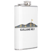 Gullane Golf Schottischer Golf-Geschenk-Tartan  Flachmann (Rechts)