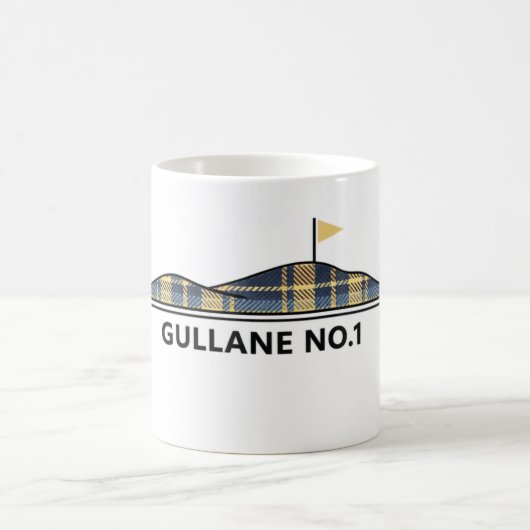 Gullane Golf Scottish Golfing Geschenk Tartan  Kaffeetasse (Mittel)