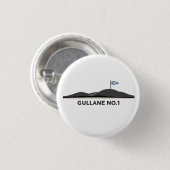 Gullane Scotland Golfball  Button (Vorne & Hinten)