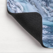 Gullfoss Falls Island Mousepad (Ecke)