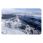 Gullfoss Falls Wasserfall Magnet (Horizontal)