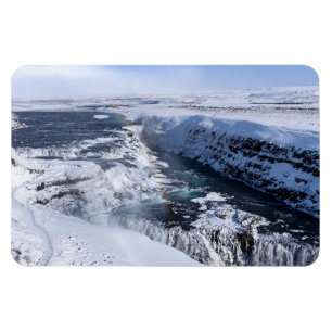 Gullfoss Falls Wasserfall Magnet