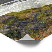 Gullfoss, Golden Waterfall, Iceland Poster (Ecke)