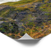 Gullfoss, Goldener Wasserfall, Island Poster (Ecke)