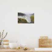 Gullfoss, Goldener Wasserfall, Island Poster (Küche)