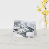 Gullfoss Karte (Gelbe Blume)