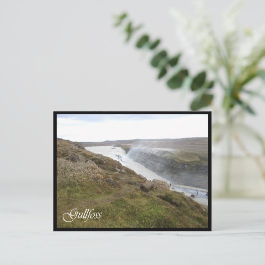 Gullfoss Postkarte (Stehend Vorderseite)