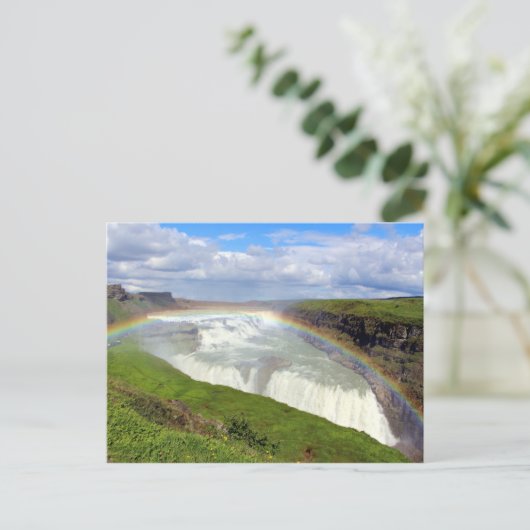 Gullfoss Postkarte (Stehend Vorderseite)