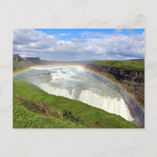 Gullfoss Postkarte (Vorderseite)