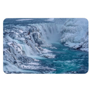 Gullfoss Wasserfall Island Magnet