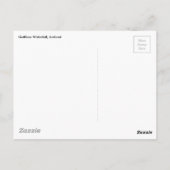 Gullfoss Wasserfall, Island Postkarte (Rückseite)