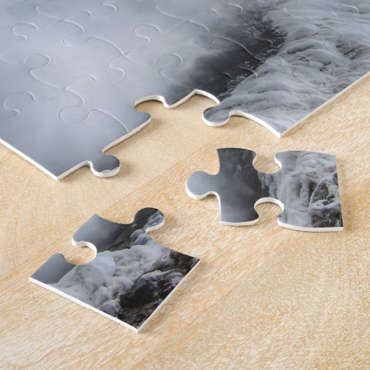 Gullfoss Wasserfall, Island Puzzle (Seite)