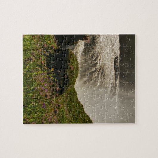 Gullfoss Wasserfall-Island-Puzzlespiel Puzzle (Horizontal)