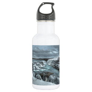 Gullfoss Wasserfall, Island Trinkflasche